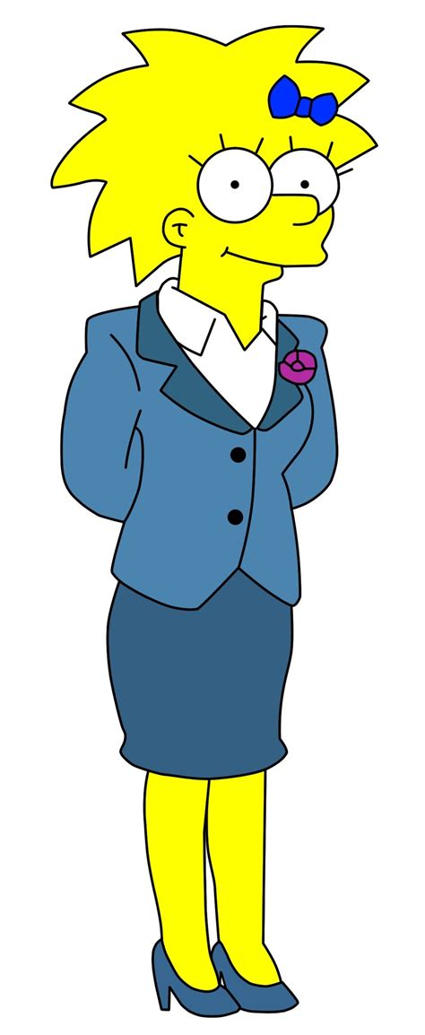 maggie des simpson|maggie simpson as a adult.